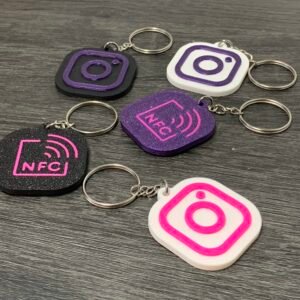 Llavero NFC Personalizado Logo de Instagram