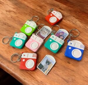 Llavero Personalizado con Foto cámara Instantanea