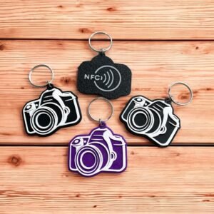 Llavero Personalizado NFC con Camara Fotográfica