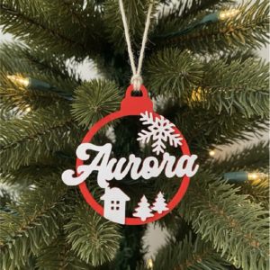 Bolas de Navidad con Nombre | Dos Colores