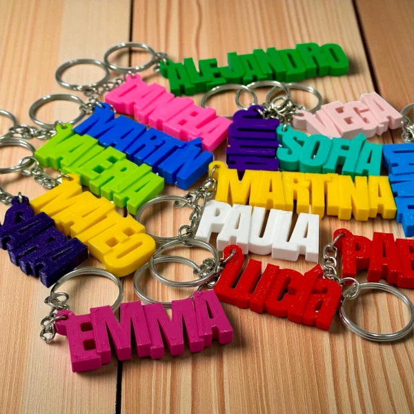 Llaveros Personalizados con Nombre